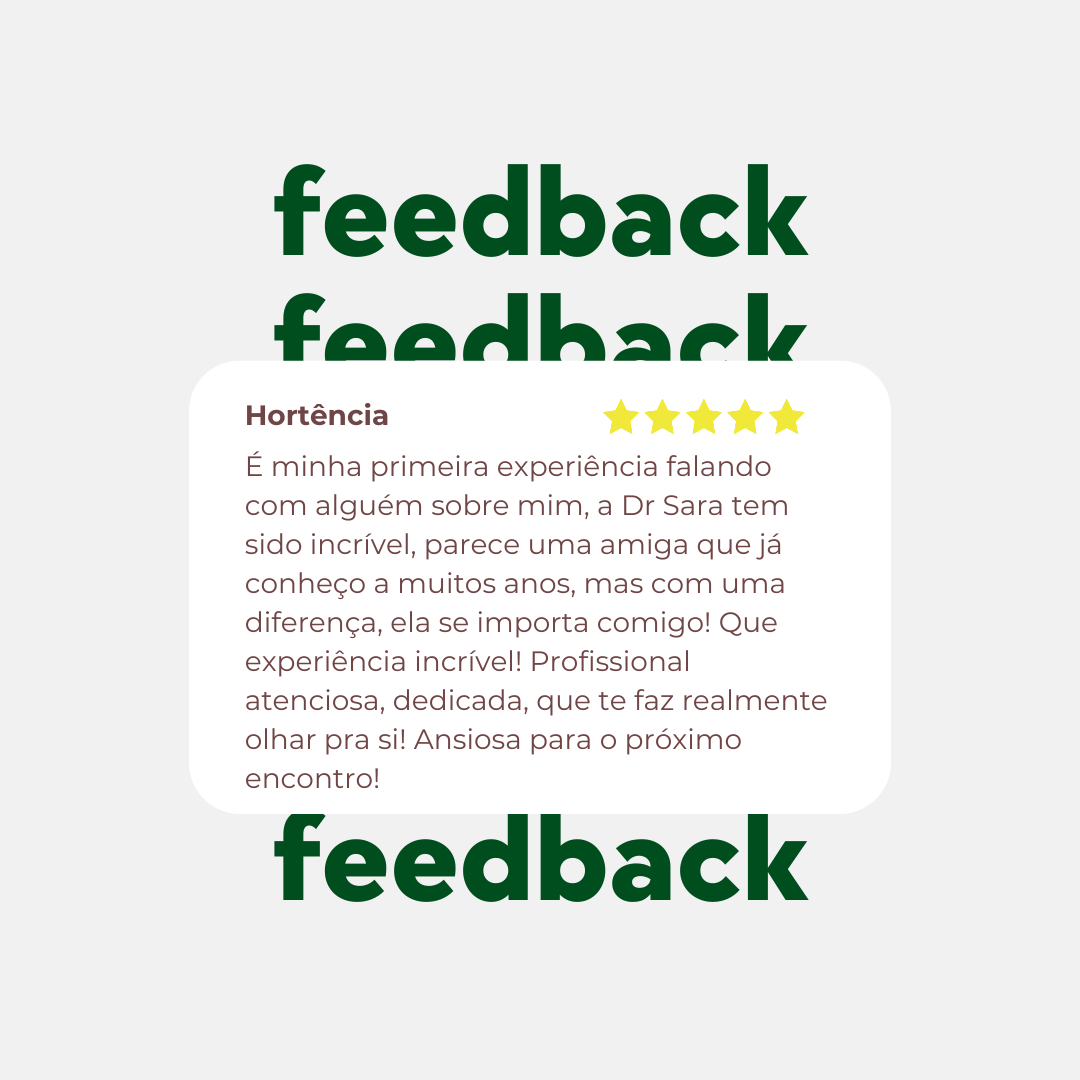 feedback - hortência